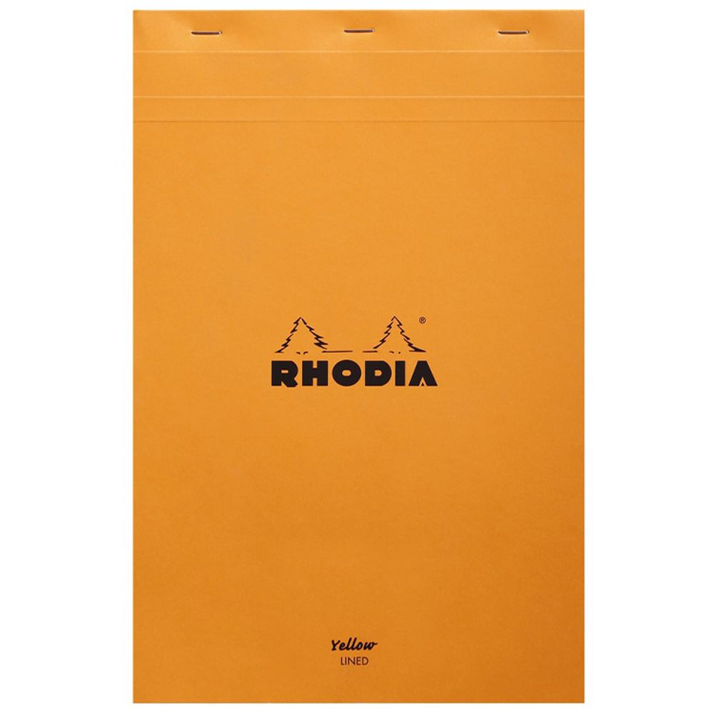 Блокнот Rhodia Basics YELLOW №19 с желтой бумагой (19660C)