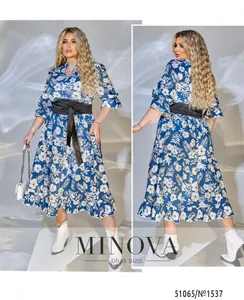 Платье 1537-синий Minova