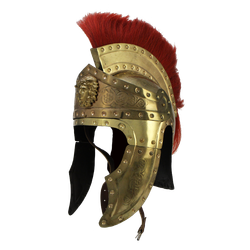 Nautical Шлем преторианский с красным плюмажем