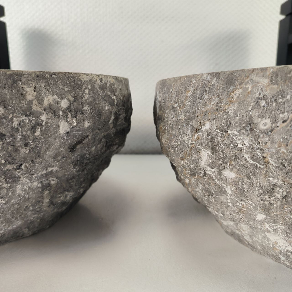 Раковина из мрамора ПАРА! Erozy Grey EM-64817 51*41*15 0188