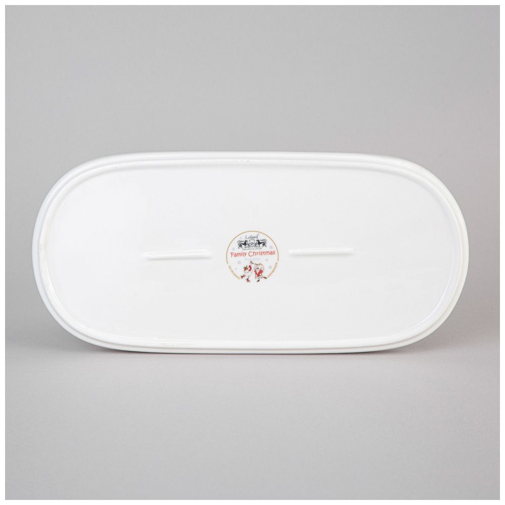 БЛЮДО ОВАЛЬНОЕ LEFARD "FAMILY CHRISTMAS" 25,5 СМ (КОР=24ШТ.)