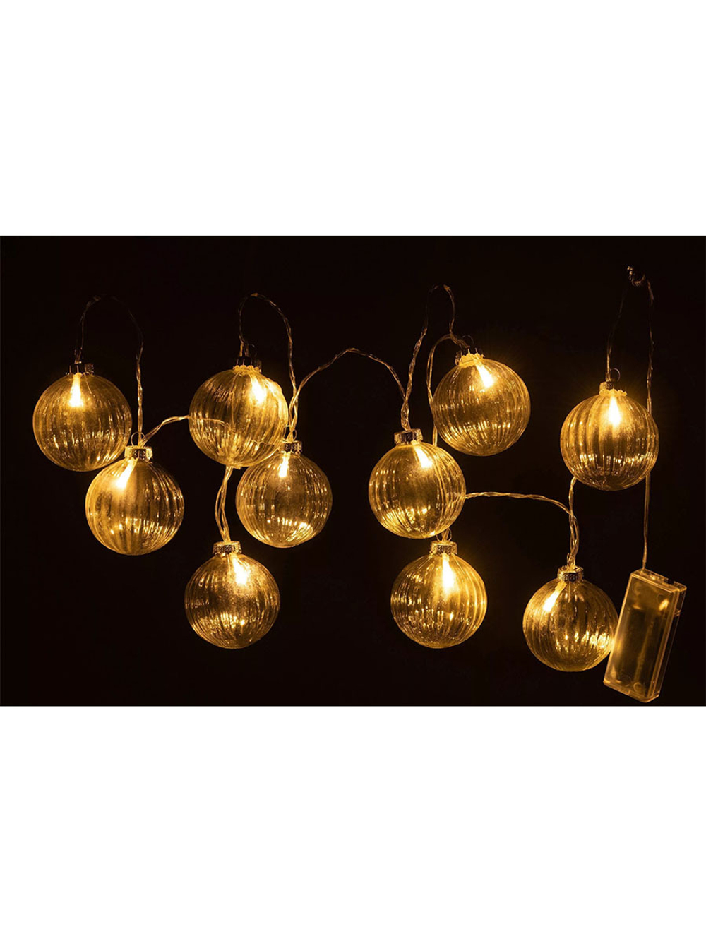 Гирлянда светодиодная "Шары" 165x6,7x6,7 см