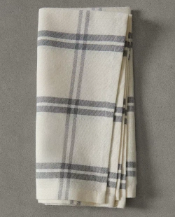 ZARA HOME ХЛОПКОВАЯ САЛФЕТКА (НАБОР ИЗ 2 ШТ.), СИНИЙ