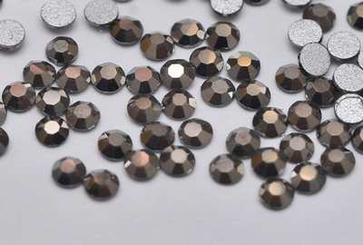 Стразы ALLURE Арт.035SS3 Упак.50 шт темное зеркало стекло