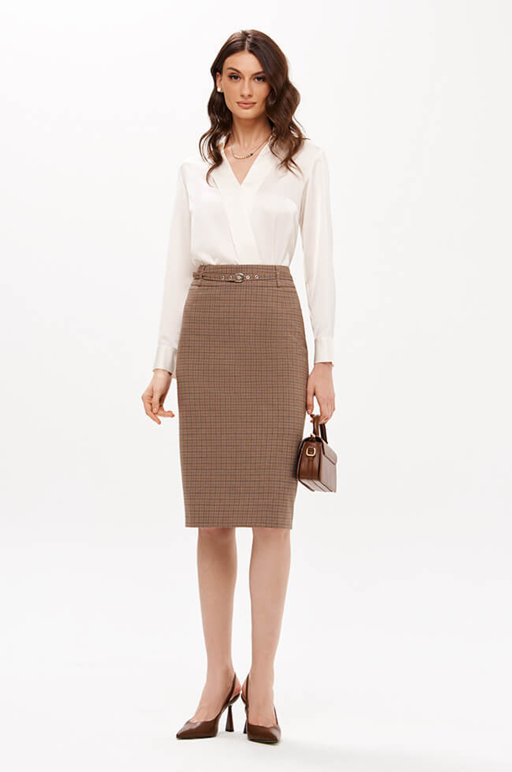 23354 Блузка женская (молочный)