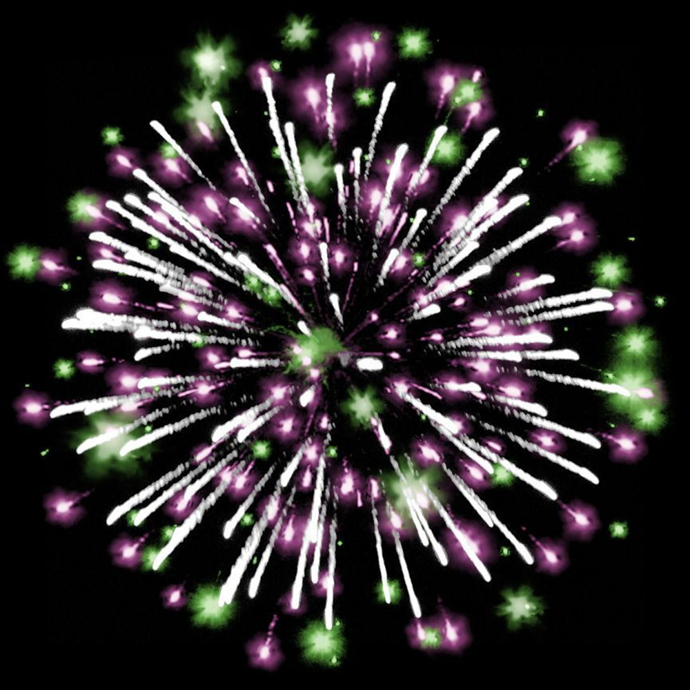 Батарея салютов "Мандариновое настроение" (0.9 х 100)