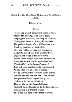 The Serpent Play. A Divine Pastoral | Thomas Gordon Hake