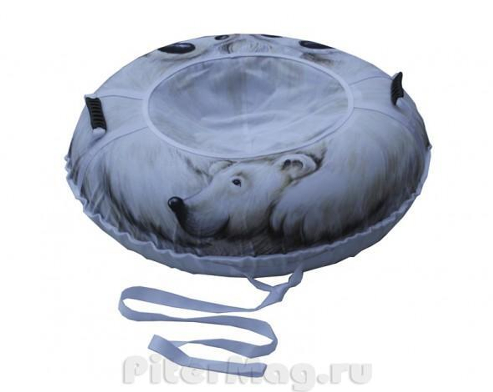 Ватрушка (тюбинг) Митек Белый Медведь 110 см