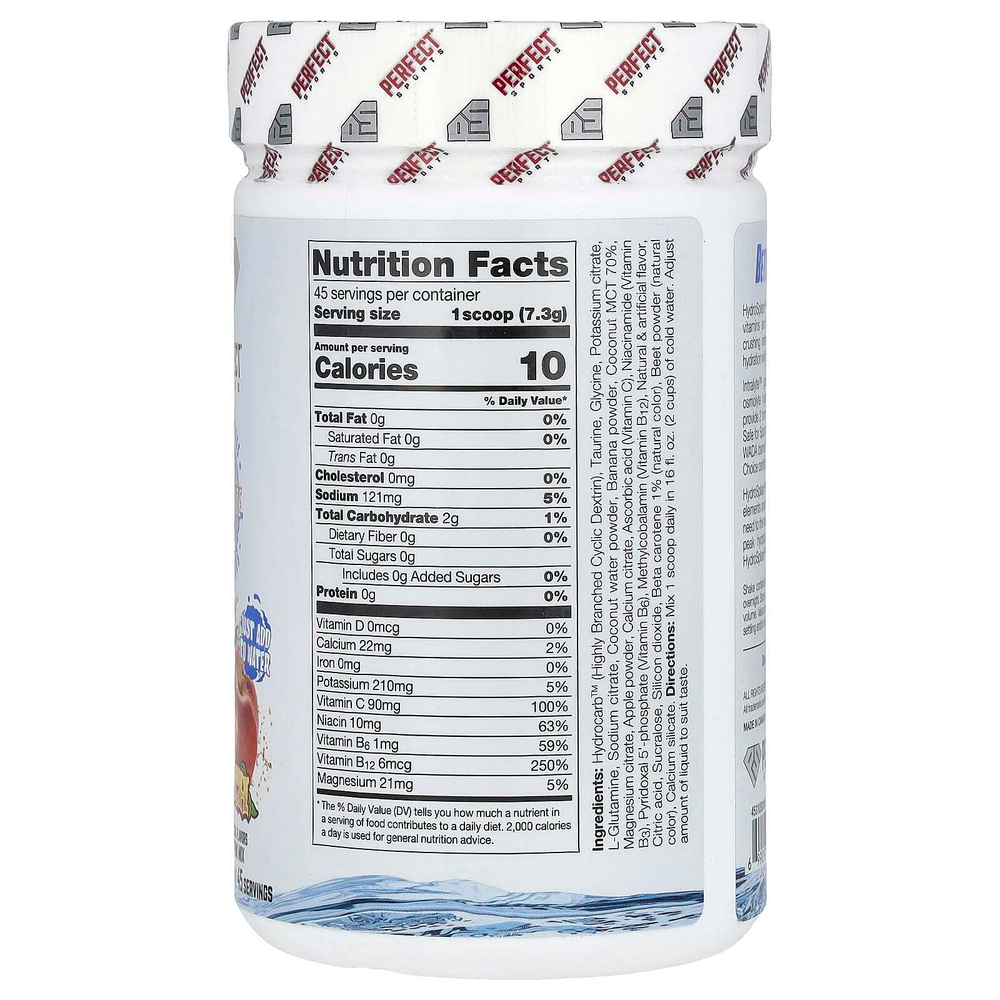 PERFECT Sports, Hydro Splash, двойное увлажнение, персик, 331 г (11,7 унции)