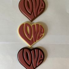 798 | Форма для шоколадных плиток "Сердце" (275*135 мм)