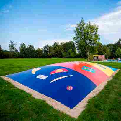 Надувная подушка «Пляжное настроение» для установки в грунт, 11×8×2,5 м