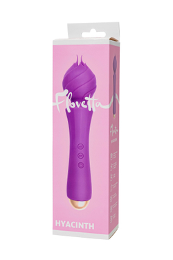 Вибратор Flovetta HYACINTH, силикон, фиолетовый, 21,5 см