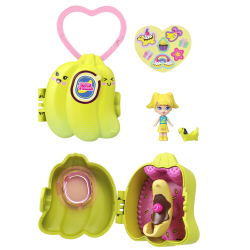 Polly Pocket - Фруктовый сюрприз BANAN Компактный набор JKC89