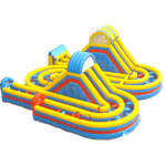 Надувная полоса препятствий "Лабиринт"