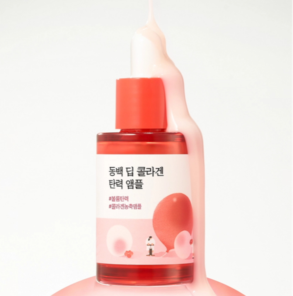 Round Lab Camellia Deep Collagen Firming Ampoule укрепляющая коллагеновая ампула с камелией