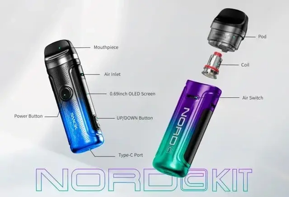 SMOK Nord C 1800mAh 50W Pod Kit