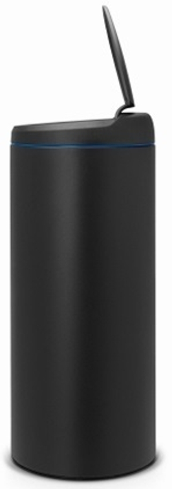 Ведро Brabantia FlipBin 30л антрацит с приподнятой крышкой