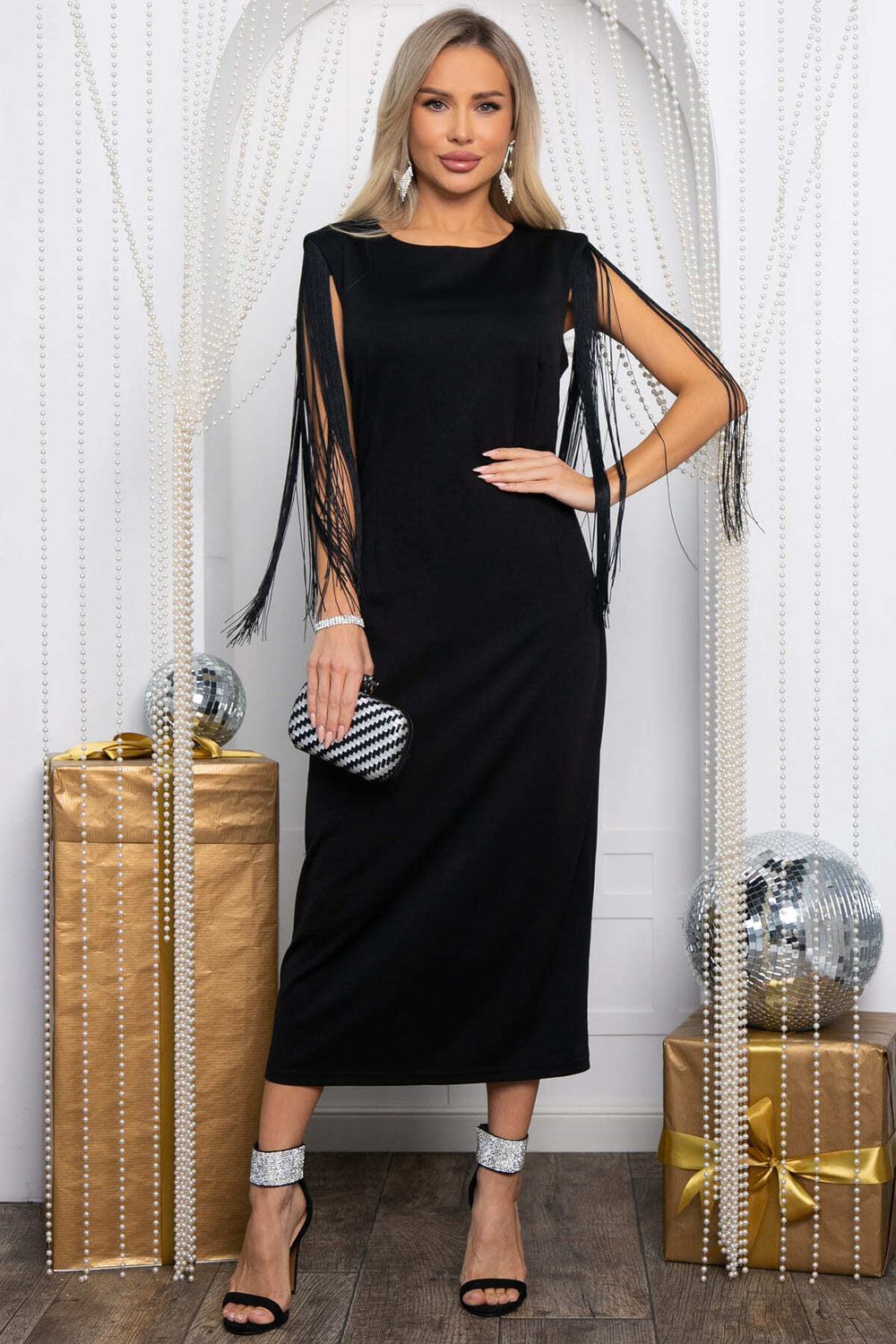 Платье вечернее Констанция (черное) П14616-5М LT Collection