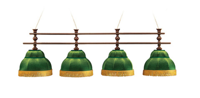 Лампа Аристократ 4 плафона - береза