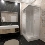 Душевая кабина Квадро Нью 100*80