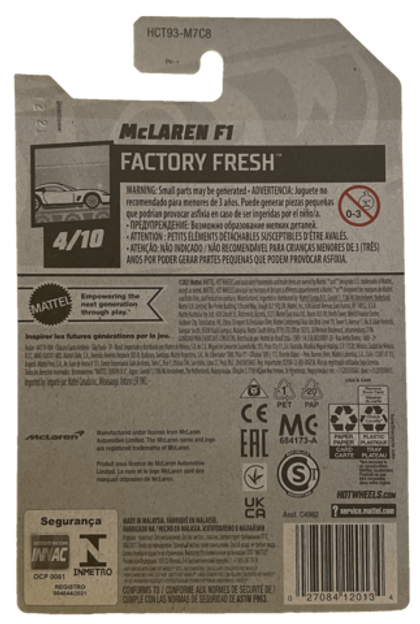 Hot Wheels McLaren F1 (2022)