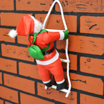 Сувенир "Дед Мороз на лесенке" 30см