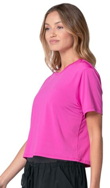 Женская теннисная футболка Lucky in Love Power Box - mulberry