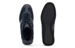 HUGO BOSS low-top lace-up logo sneakers dark blue