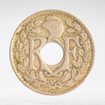 France, 10 Centimes 1922, VF