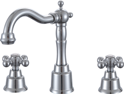 09014 Смеситель на борт раковины (3-отв) "GANZER" (10/1шт)