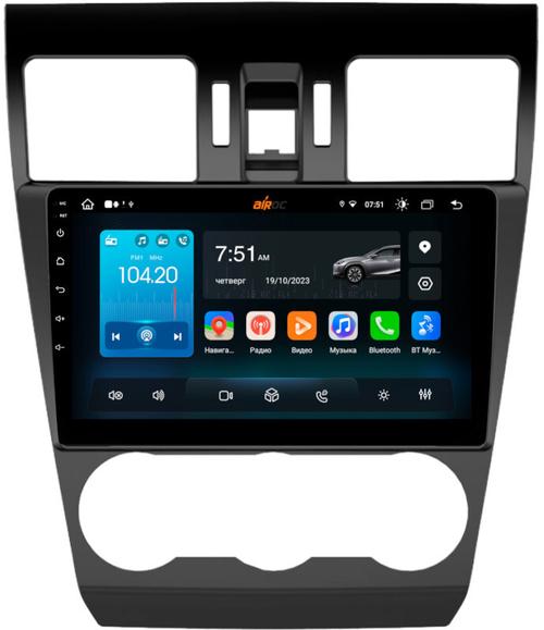 Магнитола для Subaru Forester, Impreza, XV 2012-2015 - Airok RX-3401 Android 13, Быстрая, SIM-слот