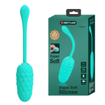 Бирюзовое перезаряжаемое виброяйцо Marina