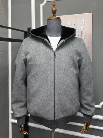 Кашемировый бомбер с мехом Loro Piana