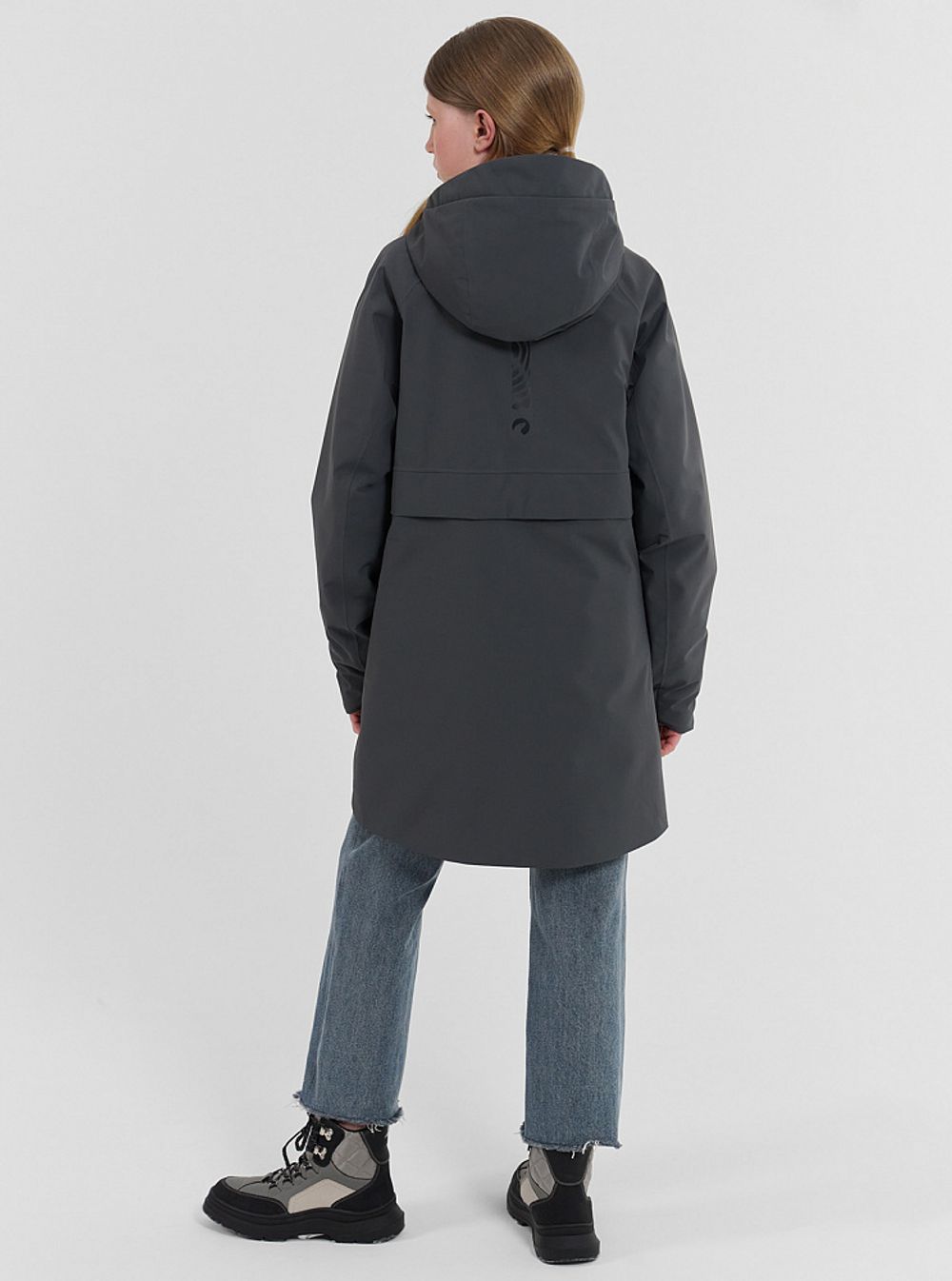 Куртка для девушки подростковая IMERKA NORPPA серый гравий