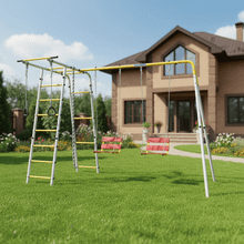 ROMANA Полянка Плюс 2 (желтый/серый) (с качелями Диск)