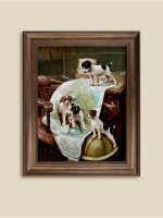 Картина интерьерная на холсте в раме 25*31 см