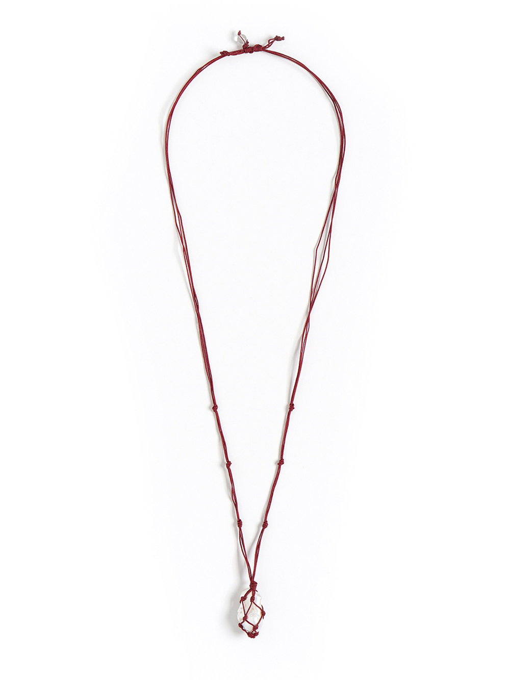 Колье "Cord Pearl" Bordo с жемчугом