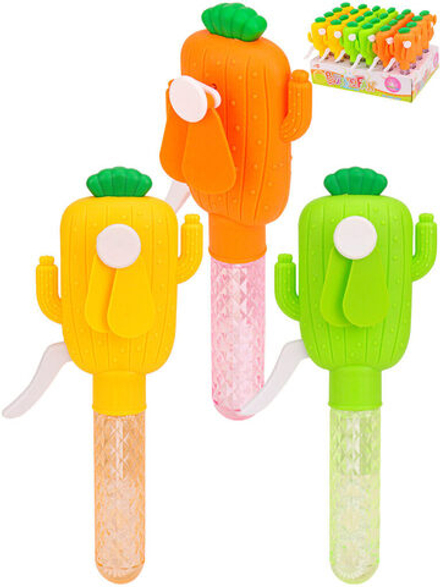 Мыльные пузыри  40мл "Кактус" с вентилятором