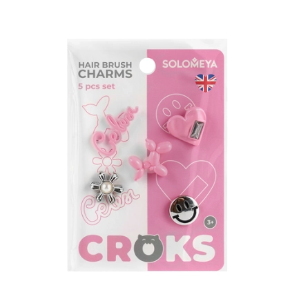 Джиббитсы для расчески Solomeya Hair Brush Charms 5pcs set Classic Design