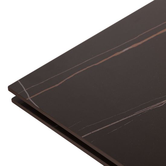 Стол раскладной Buren (140+30+30) керамика черный