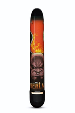 Классический вибратор Minotaur - 17,7 см. (Цвет: черный)