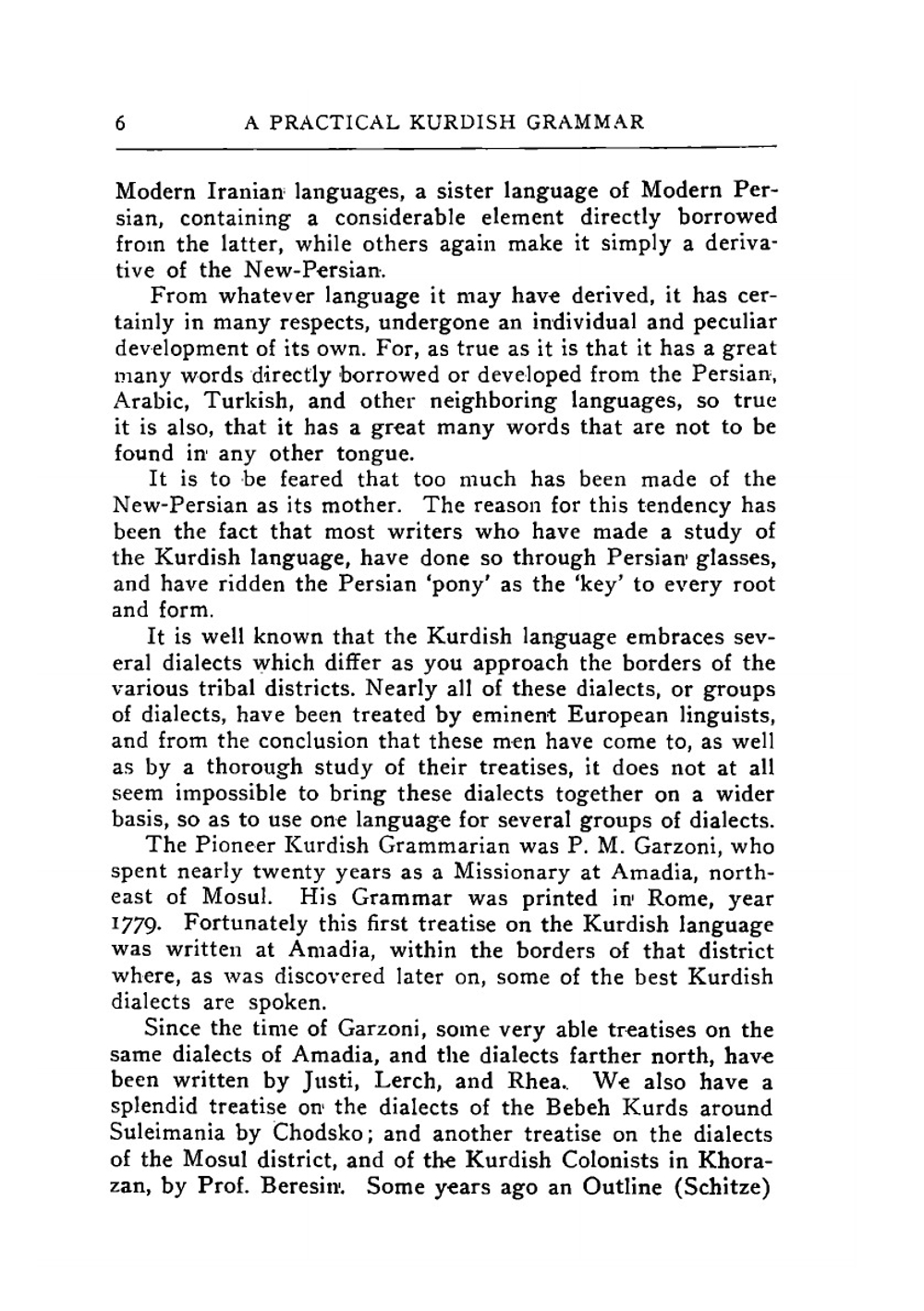 A Practical Kurdish Grammar | L. O. Fossum