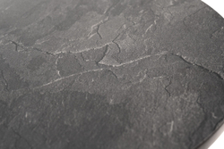 "Кипр" интерьерный стол из HPL круглый Ø30 H40, цвет "серый гранит"