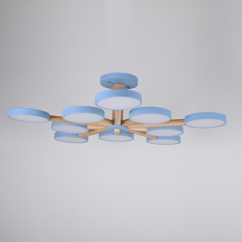 Люстра на штанге Imperiumloft TURNA Blue TURNA-B01