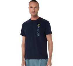 Мужская теннисная футболка Asics Game Seasonal Graphic - midnight