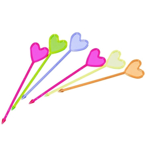 Пика д/канапе"Сердце" 85мм, 400шт/упак 20упак/кор