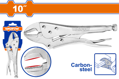 Клещи зажимные 250 мм 0-43 мм (10/40) WADFOW WLP2C10