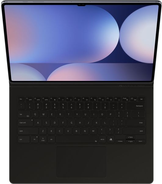 Чехол-клавиатура с тачпадом и клавишей AI для Galaxy Tab S10+, Tab S9+, Tab S9 FE+, Черный | Black
