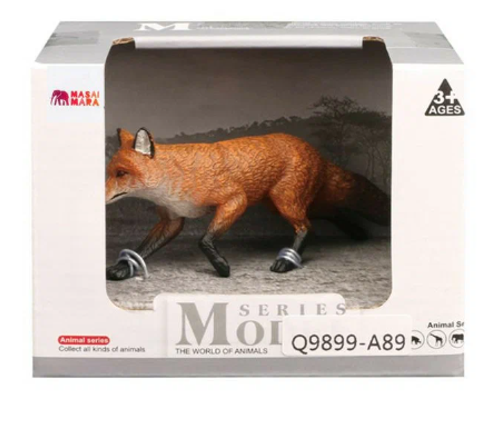 Детская игрушка Masai Mara фигурка Лиса, серия "Мир диких животных"