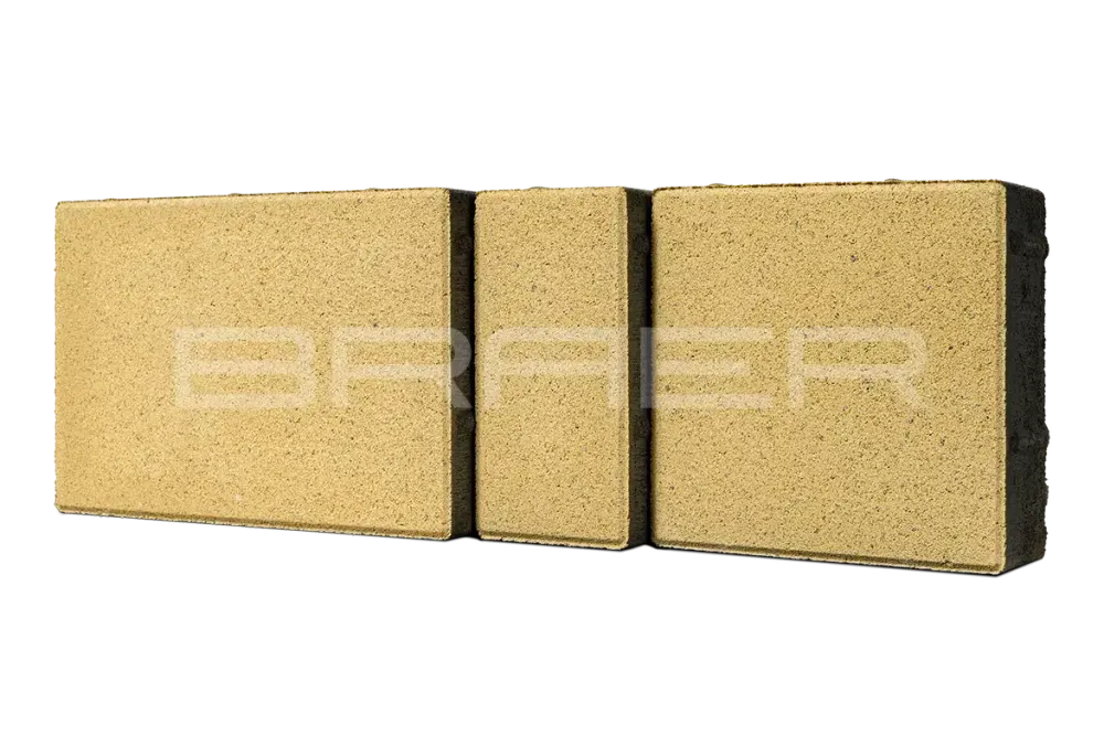 Тротуарная плитка Braer Старый город Ландхаус, Песочный, 60 мм